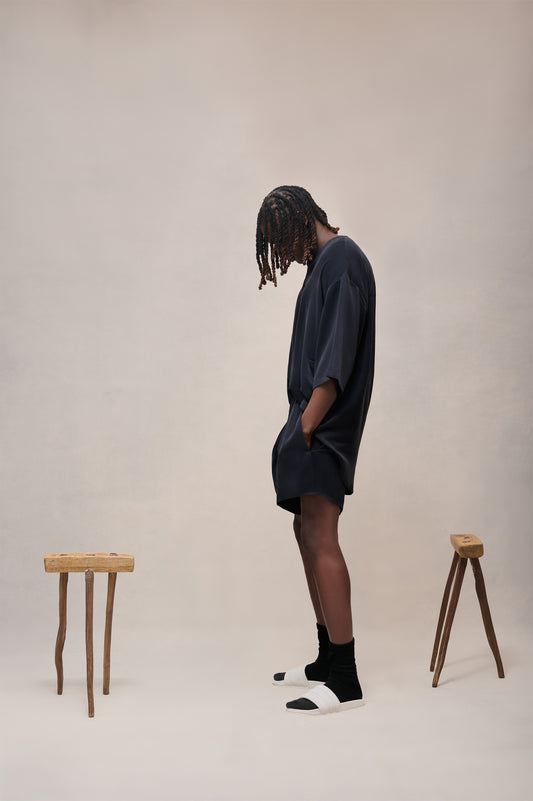 Presencewear Washable Silk Short Set